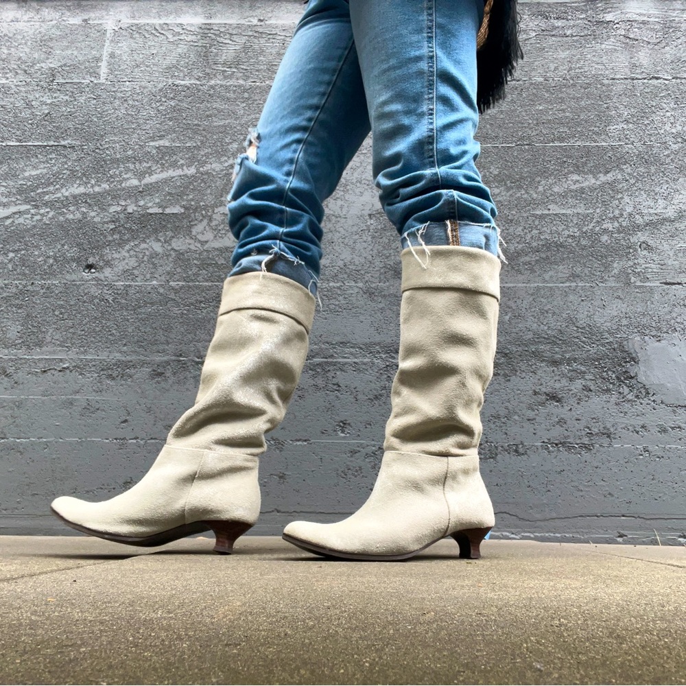 Vintage Suede Boots size 7